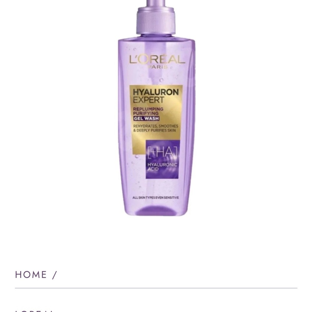 L'Oreal Hyaluron Expert Gel Wash - Lavender